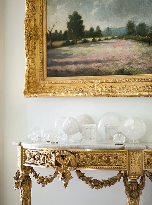one kings lane_suzanne kasler_GLASS BAUBLES, GOLD TABLE.jpg