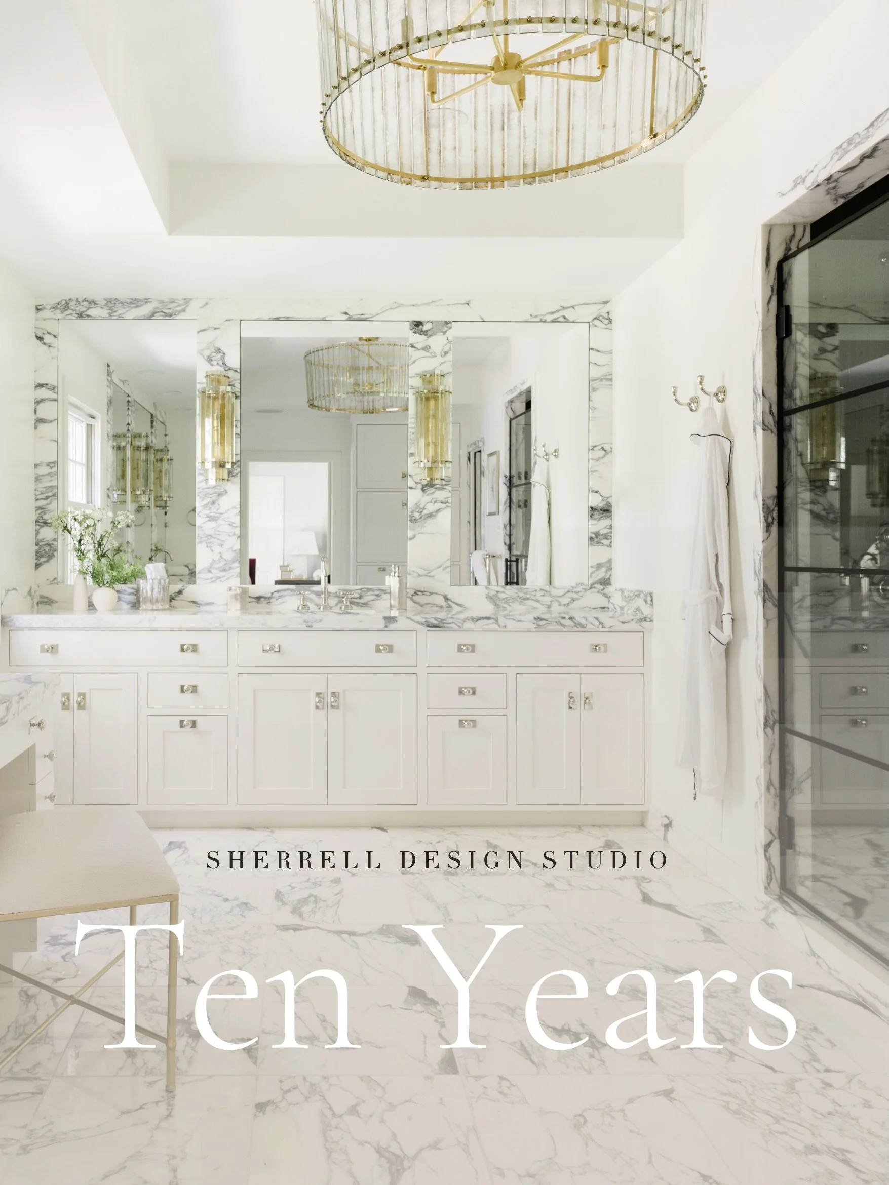 Ten years ago, I was working alongside a builder, helping a family plan their custom home. In our final meeting, they asked if I would design the interiors. 

That yes became Sherrell Design Studio.

To every client who has trusted us with their home