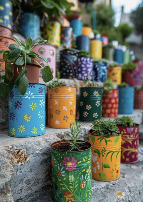 TIN CAN POTS