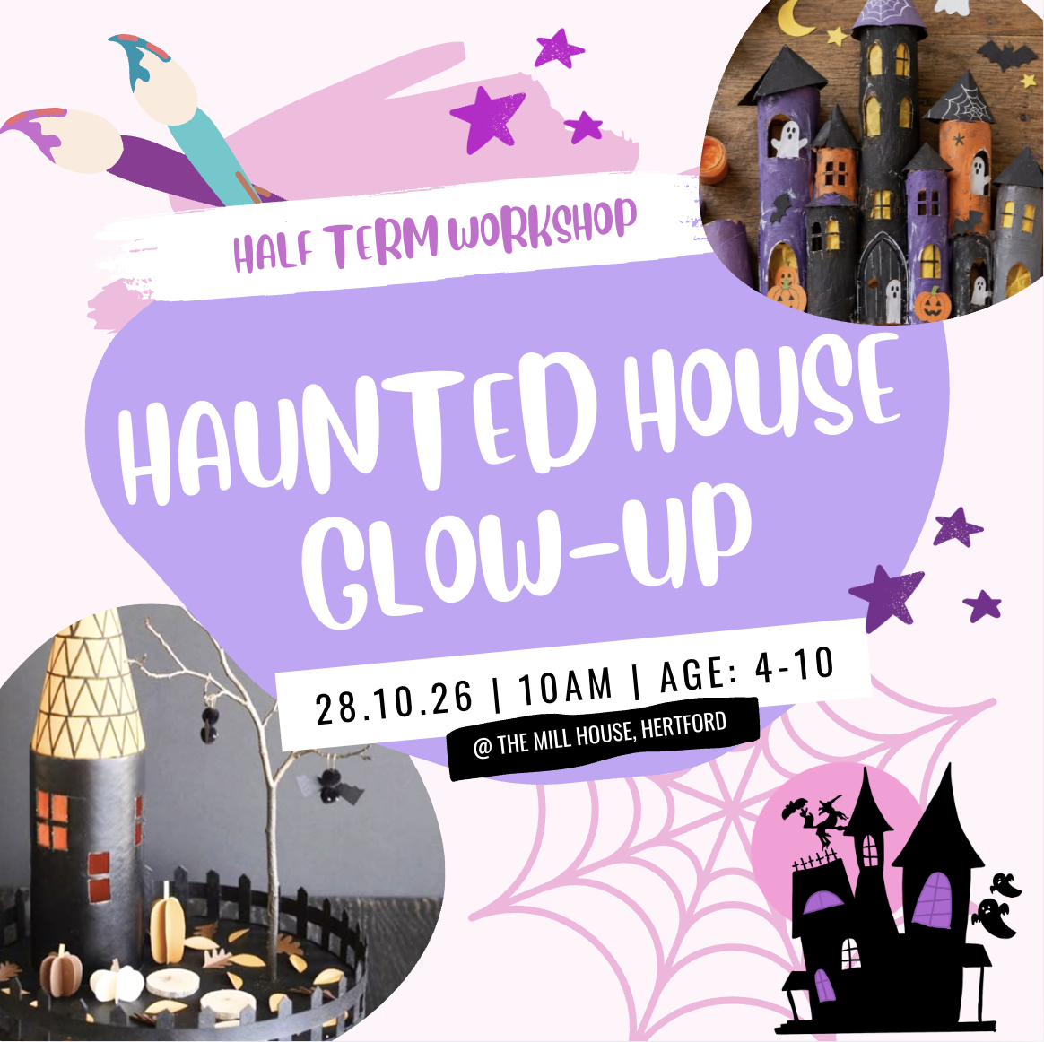 28.10.26 | HAUNTED HOUSE GLOW-UP | AGE:4-10