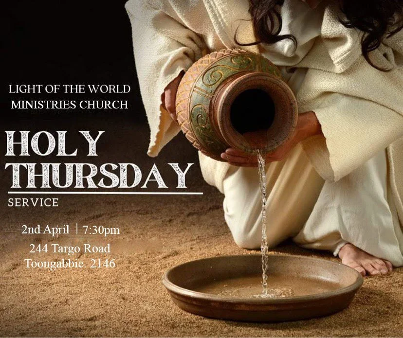 HOLY THURSDAY SERVICE