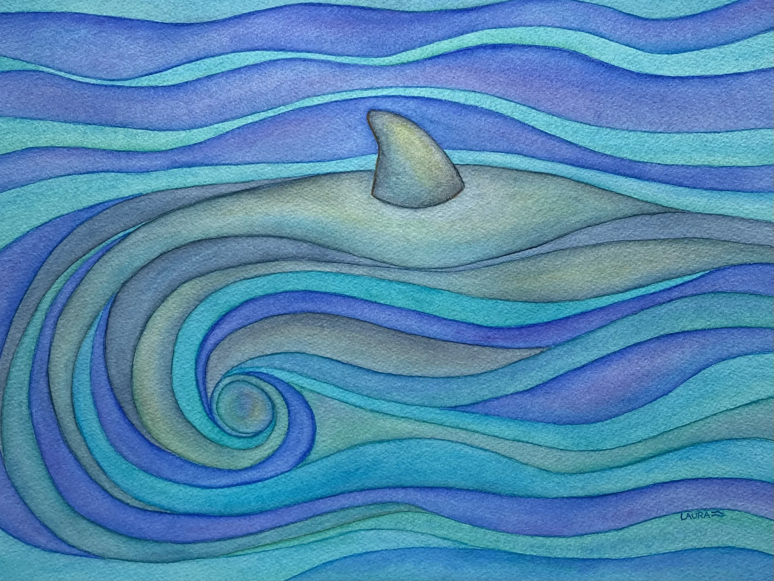 8 sn Basking Shark -As Seen By The Marginal Way.webp