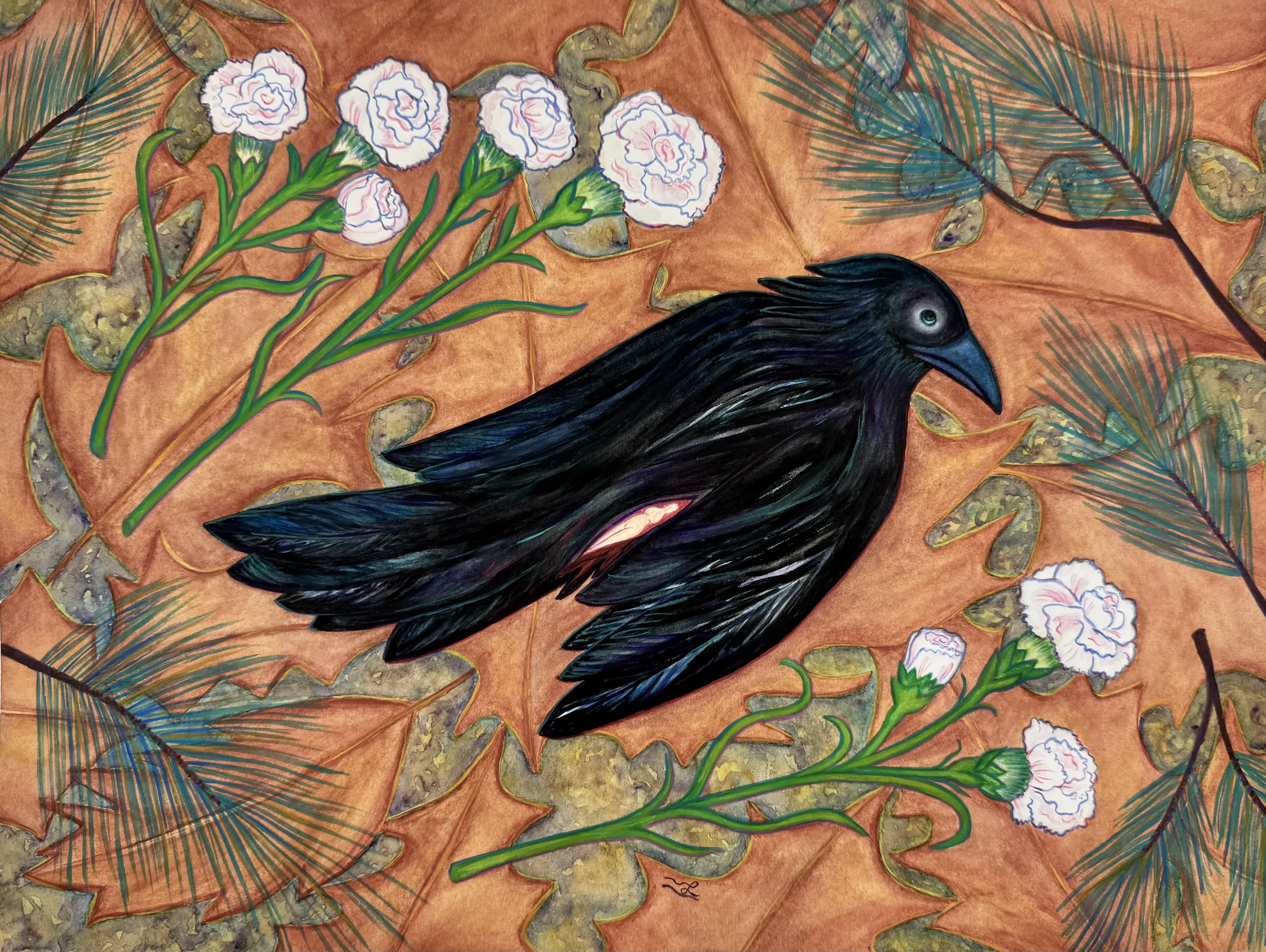 Little Girl Bird -Ode To A Dead Crow