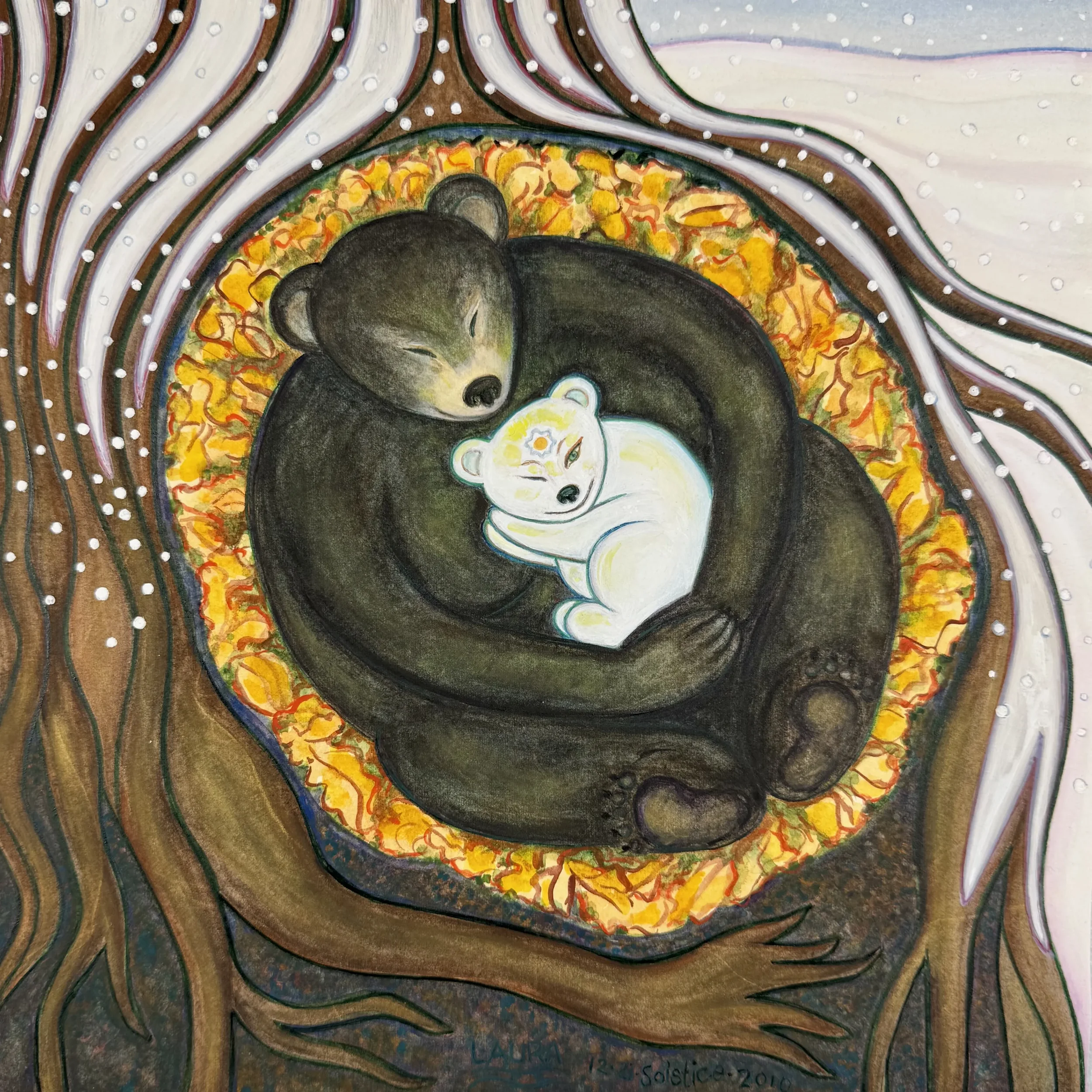She Bear And Baby