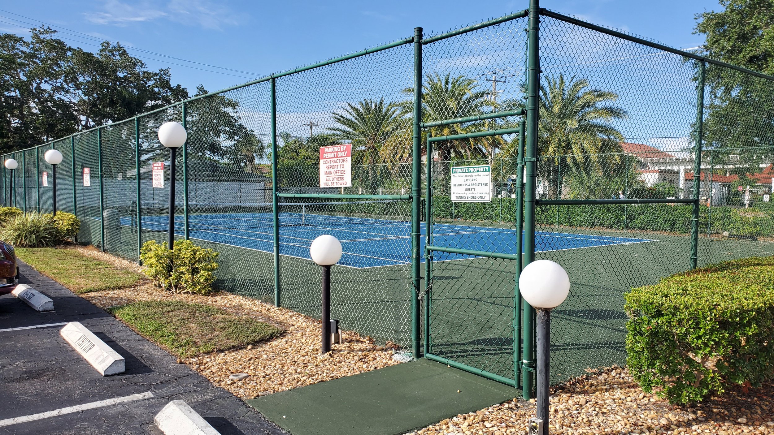 Bay Oaks tennis and PB Court