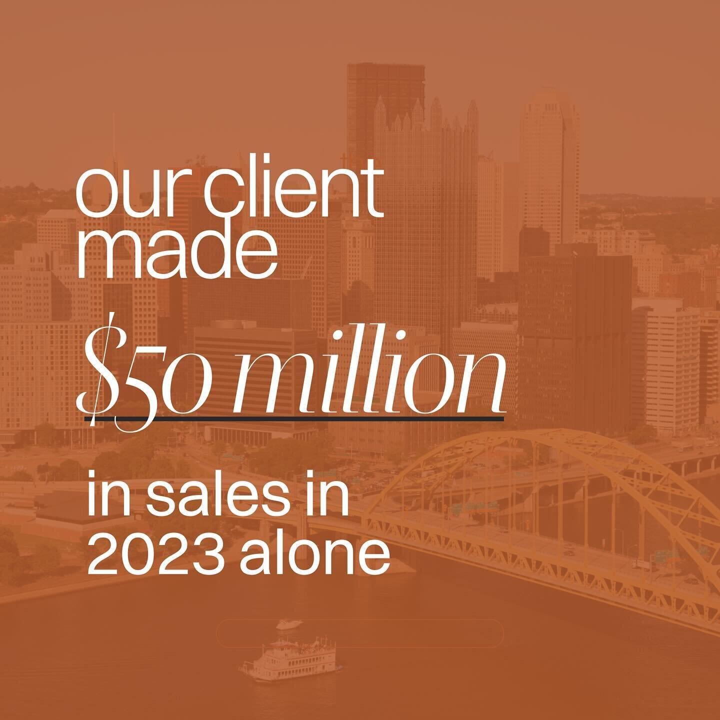 Celebrating a milestone with The Fraser Team&hellip; 🎉

In 2023, our client achieved an incredible $50 million in sales 💰 and we couldn&rsquo;t be prouder to have been part of their journey. 

From strategic marketing to personalized support, our a