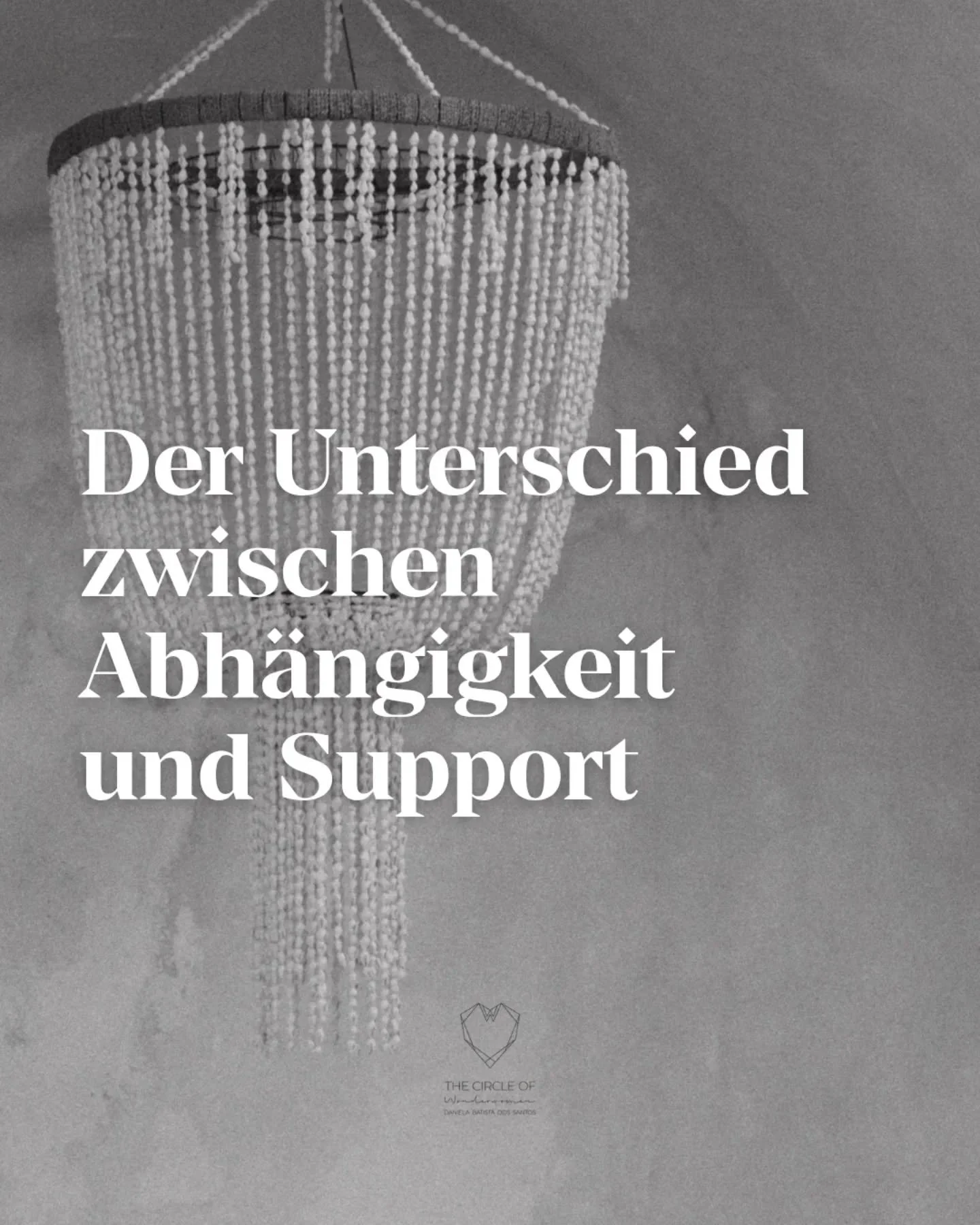 ✒️ Kommentiere "35" und wir senden dir den Link zur aktuellen Podcastfolge "Der Unterschied zwischen Abh&auml;ngigkeit und Support" direkt in dein Postfach.

Love, Dani 🍸