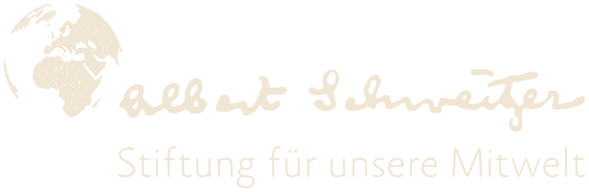 Logo mit Weltkugel und handgeschriebener Schrift, darunter der Text »aktiv schutz« und die Zeile »Stiftung für unsere Mitwelt«