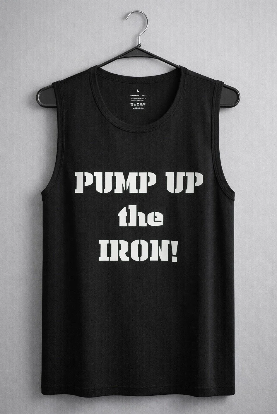 PUMP UP THE IRON: GYM TANK TOP