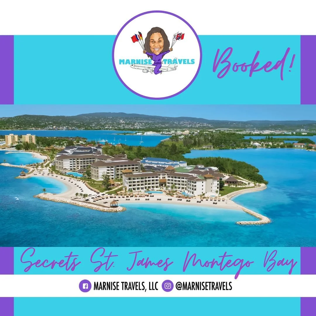 ✈️ Girls Trip to Jamaica= Booked! ✅

Super excited for my return client and her friends! They&rsquo;ll be exploring Montego Bay together and they couldn&rsquo;t have picked a better resort for their stay. 

They&rsquo;ll be staying at the Secrets St.