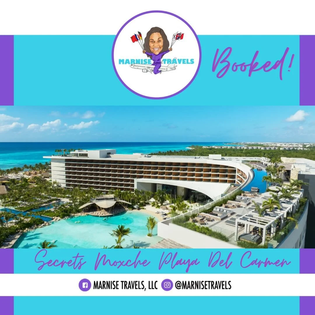 ✈️ Anniversary Trip= Booked ✅

I&rsquo;ve had my eye on this property for awhile now, so I&rsquo;m so excited that my clients will actually get to experience the greatness that @secretsmoxche has to offer during their anniversary trip! 

To ensure th