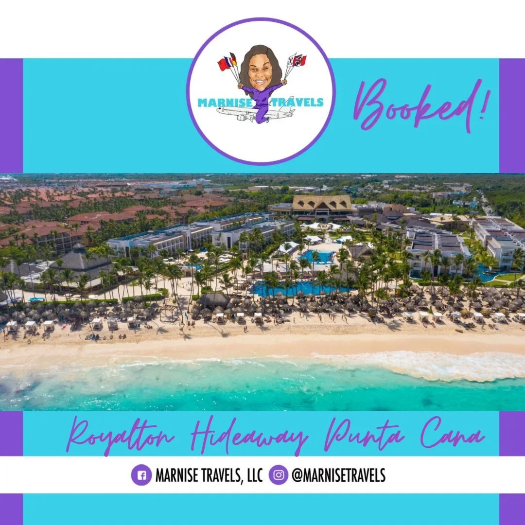 ✈️ Punta Cana Vacation= Booked ✅

My return clients are preparing to head to Punta Cana where they will enjoy Diamond Club amenities at The Royalton Hideaway Punta Cana resort- @hideawaypuntacana 

In addition to the added amenities that Diamond club