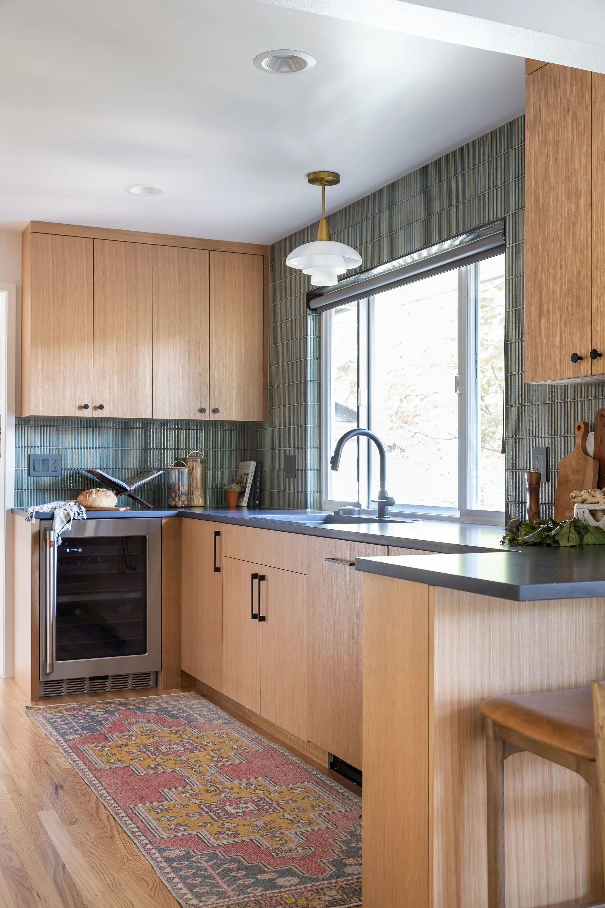 Modern, With Warm Natural Materials And Layered Textures. Kitchen Remodel in Seattle, WA by H. Bero Interiors project photo 2