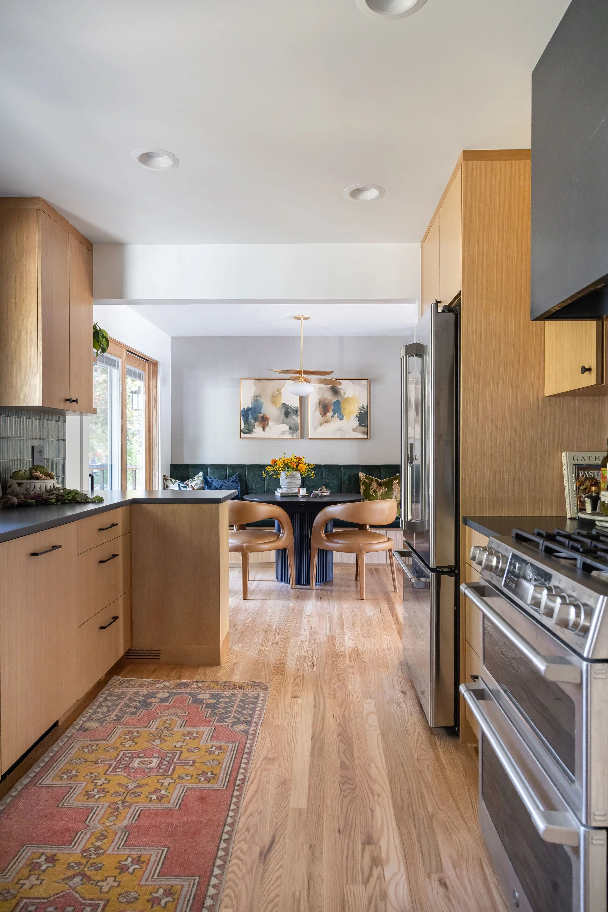 Modern, With Warm Natural Materials And Layered Textures. Kitchen Remodel in Seattle, WA by H. Bero Interiors project photo