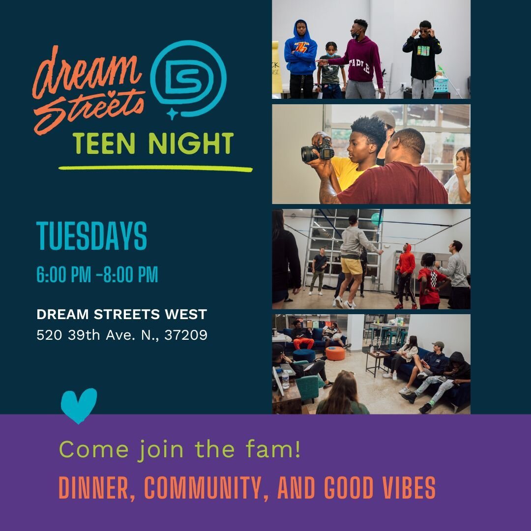 Good Vibes = Teen Night.⁠
⁠
Every Tuesday, 7th-12th grade students are invited to Teen Night, a program built around mentorship, teaching life skills, character development, and learning what it means to have a relationship with Jesus.⁠
⁠
Spread the 