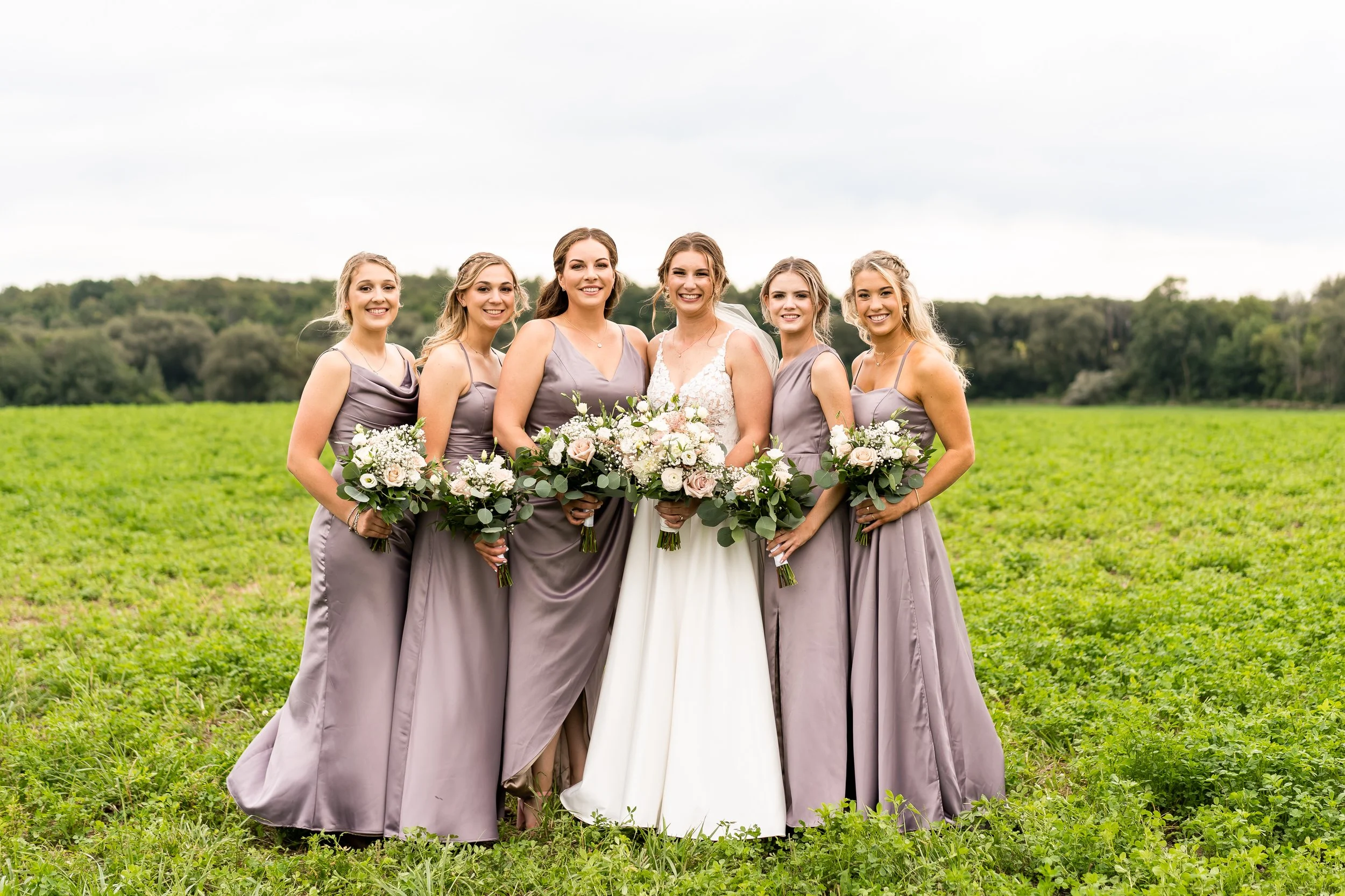 Custom Bridesmaids Gowns