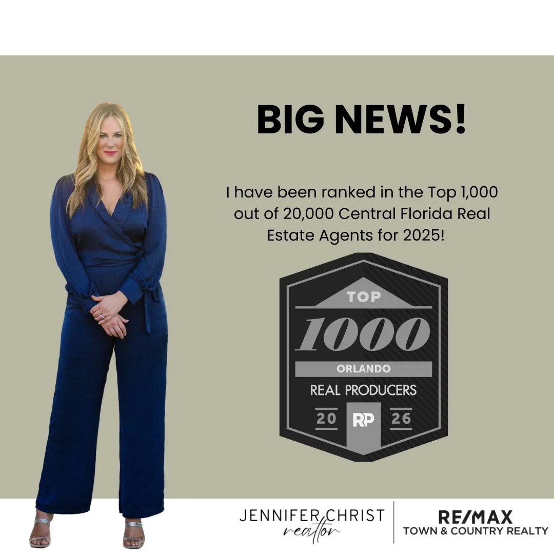 I'm so happy to share that I have been ranked as #566 our of the 20,000 Central Florida Realtors. I'm so blessed and thankful for all my clients, family and friends who supported me last year. Especially with us bringing Baby J into the world🩵

We a