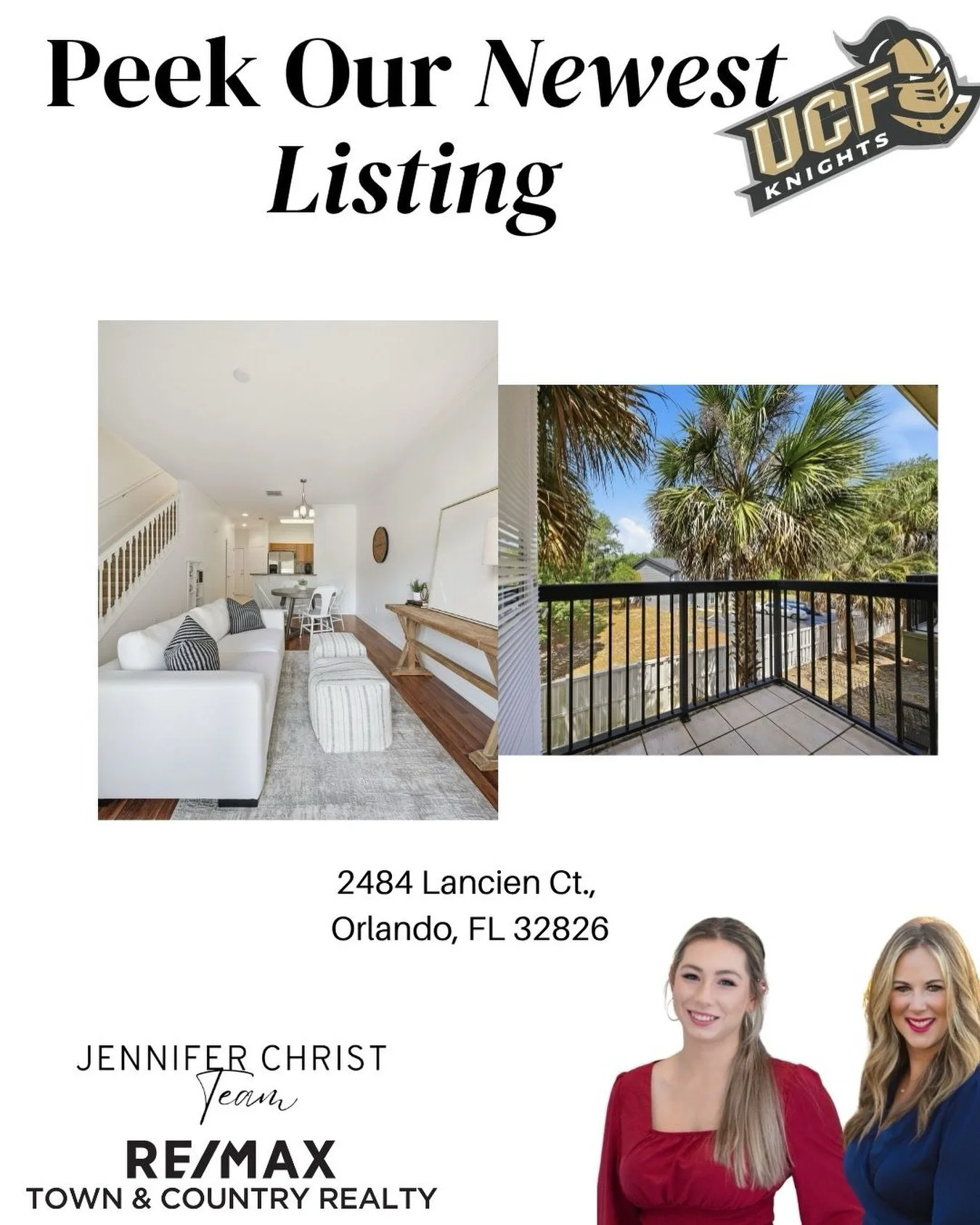 UCF parents &amp; students📣

Check out our newest listing, only 7 minutes from UCF. The cutest 2 bedroom, 2.5 bathroom townhome style condo in a quiet community. Just in time for your students to be declaring schools and looking for housing😉

Here&