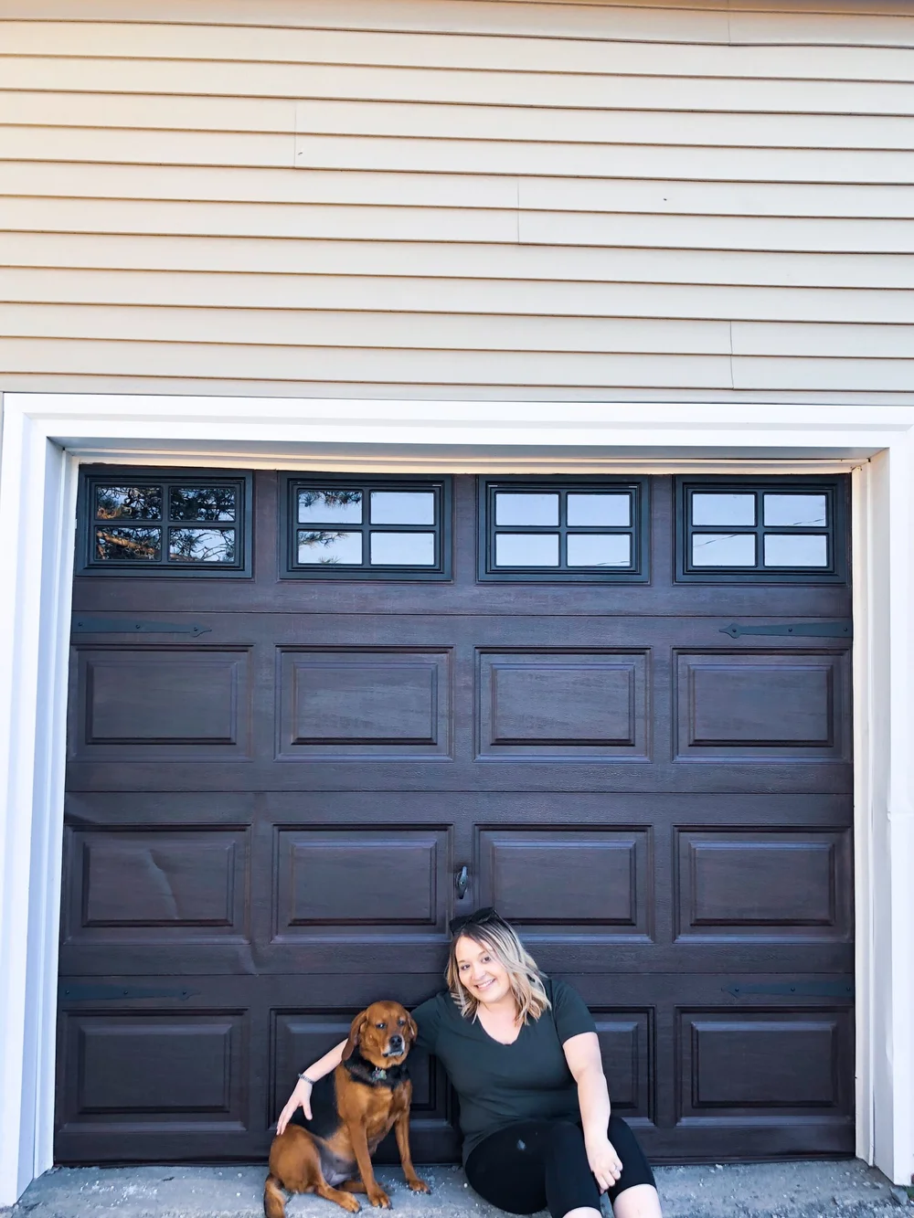 Garage Door Transformation With Paint Giani Garage Door Paint Kit Life On Willow Creek Garage Door Transformation With Paint Giani Garage Door Paint Kit Life On Willow Creek