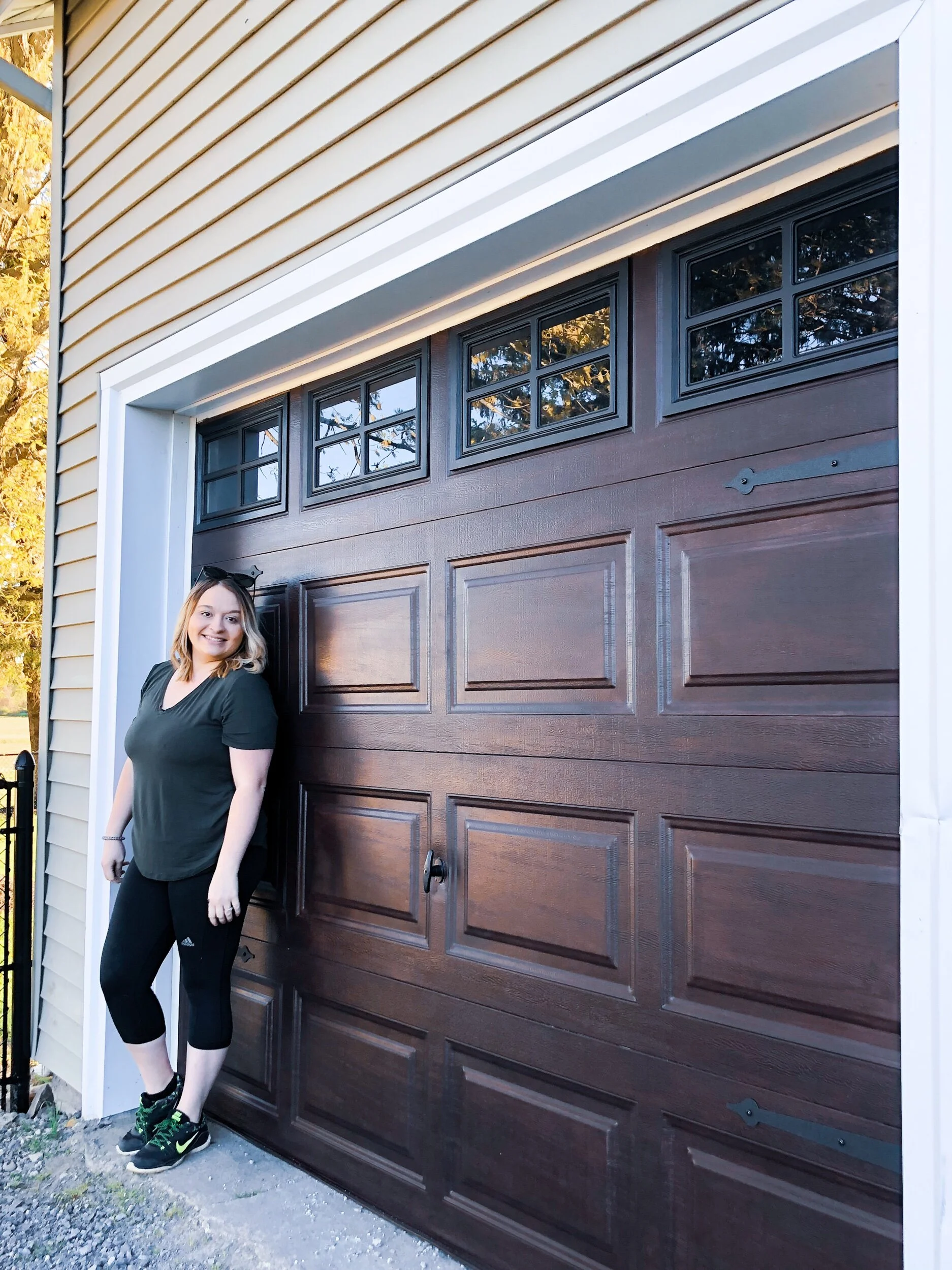 Garage Door Transformation With Paint Giani Garage Door Paint Kit Life On Willow Creek Garage Door Transformation With Paint Giani Garage Door Paint Kit Life On Willow Creek