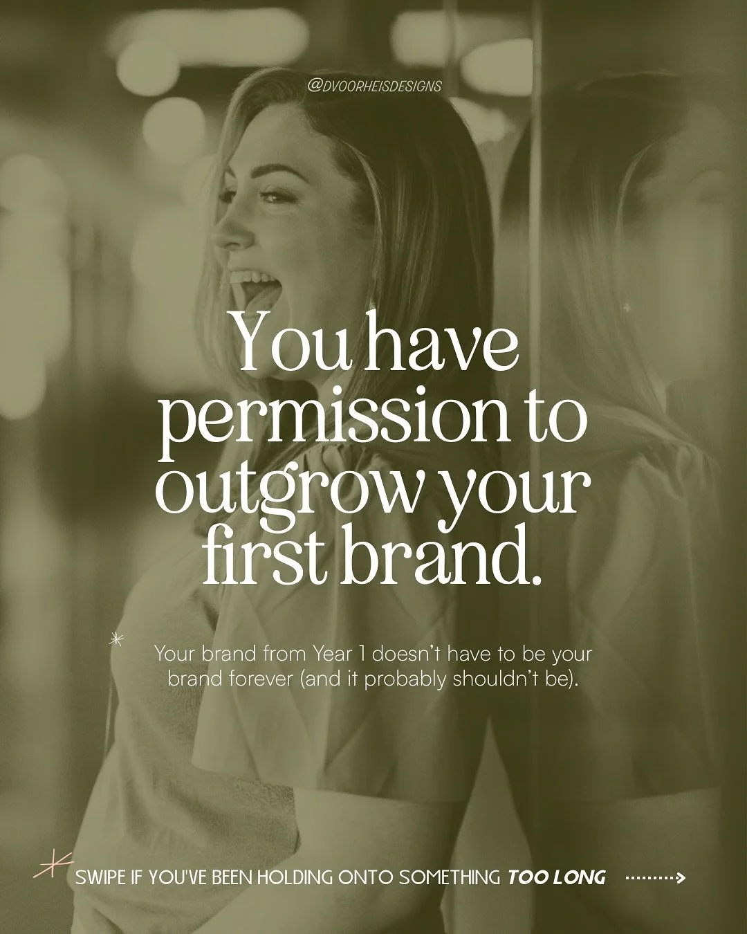 The fear of &ldquo;starting over&rdquo; is keeping you stuck with a brand that doesn&rsquo;t fit anymore.

I get it; you put so much work into your first version that changing feels like admitting you maybe got it wrong.

But here&rsquo;s what I&rsqu