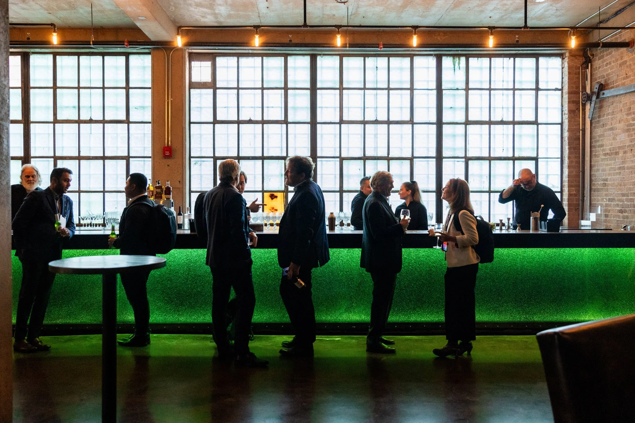 Cocktail hour at Chicago business event