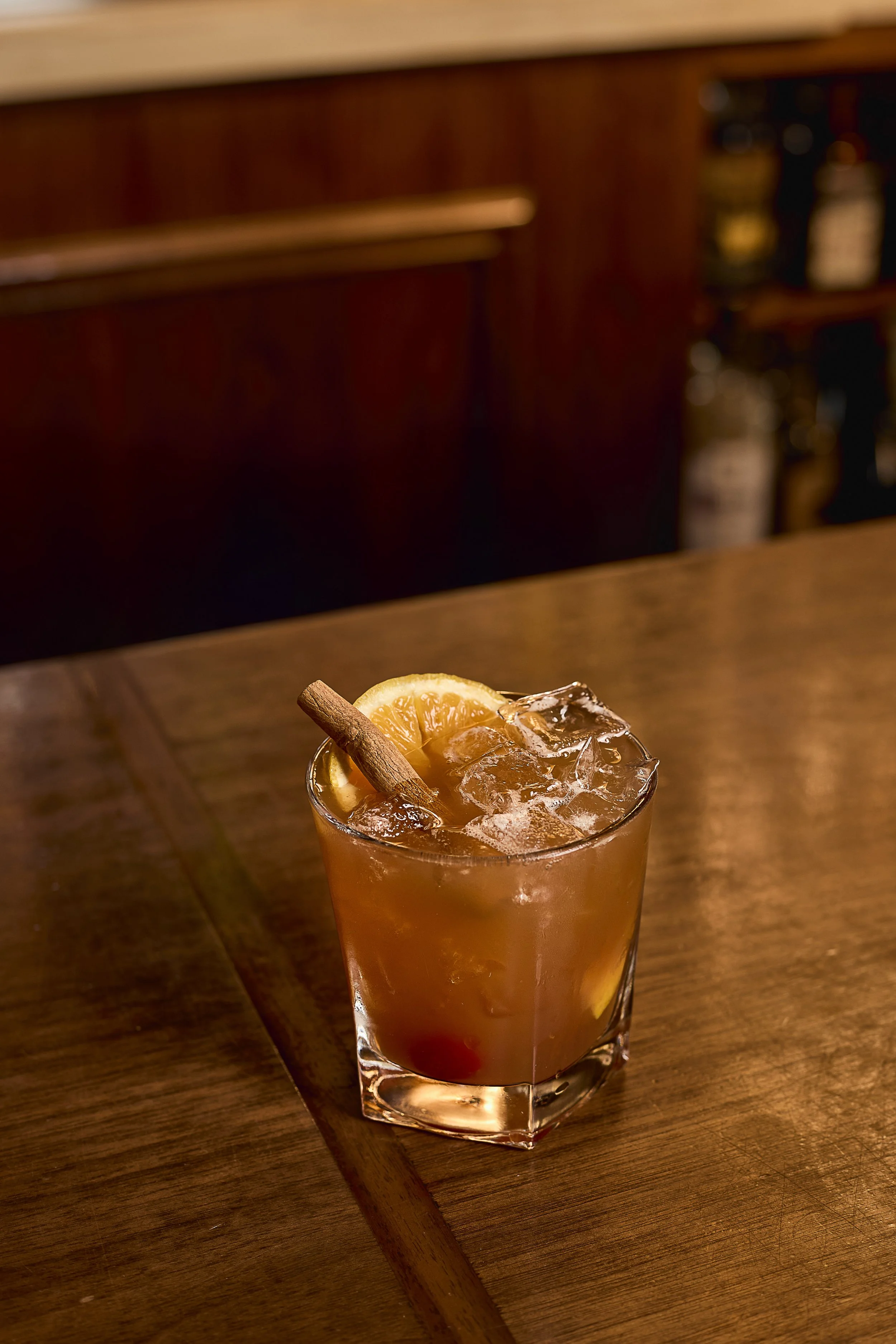 Cinnamon Cider Old-Fashioned