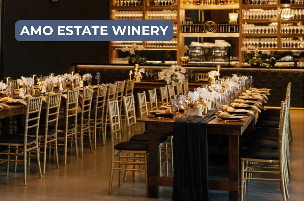 AMO Estate Winery offers engaged couples a romantic, luxury boutique setting inspired by the meaning of amo, “I love.”

Photo by: AMO Estate Winery