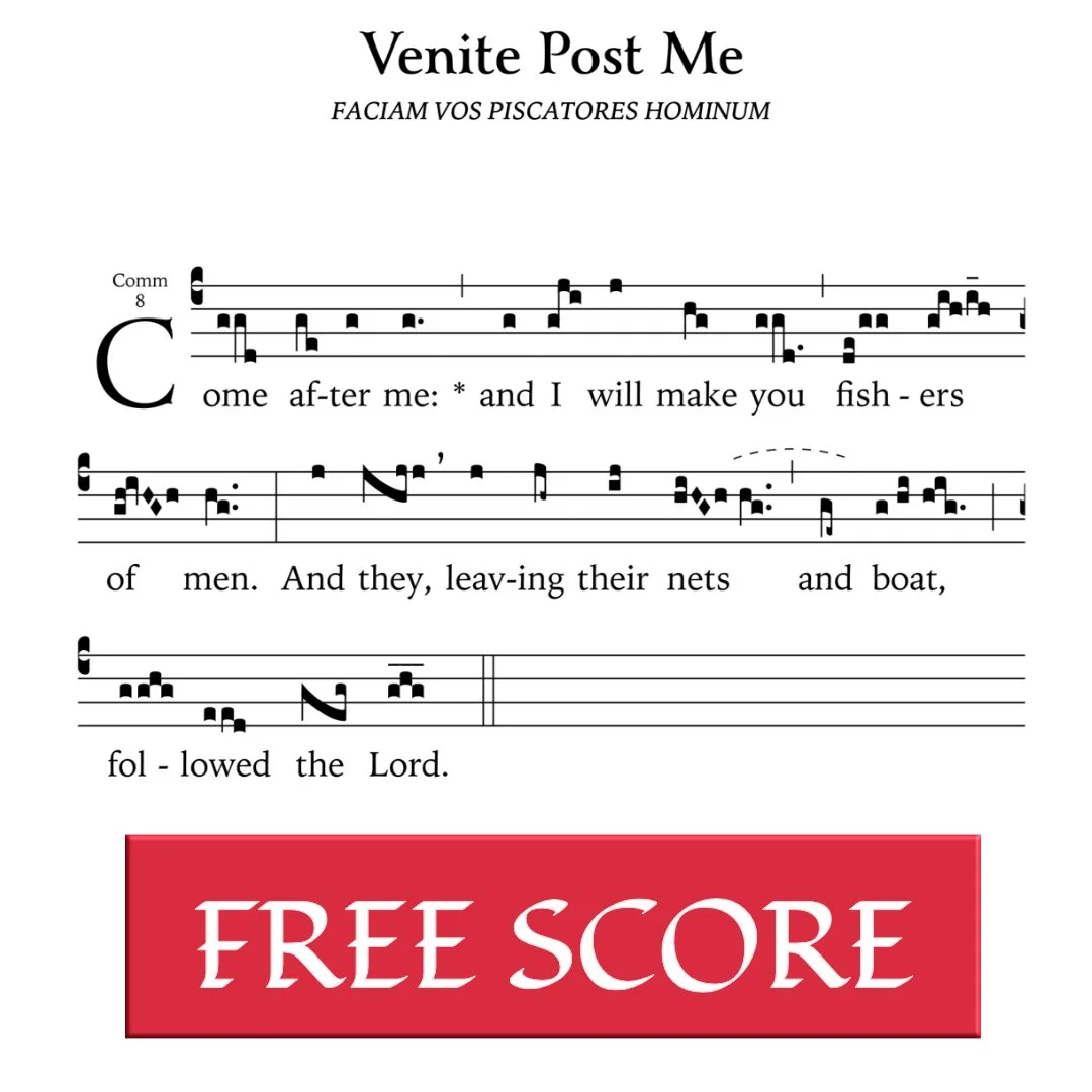 FREE Vernacular Adaptation: Venite Post Me