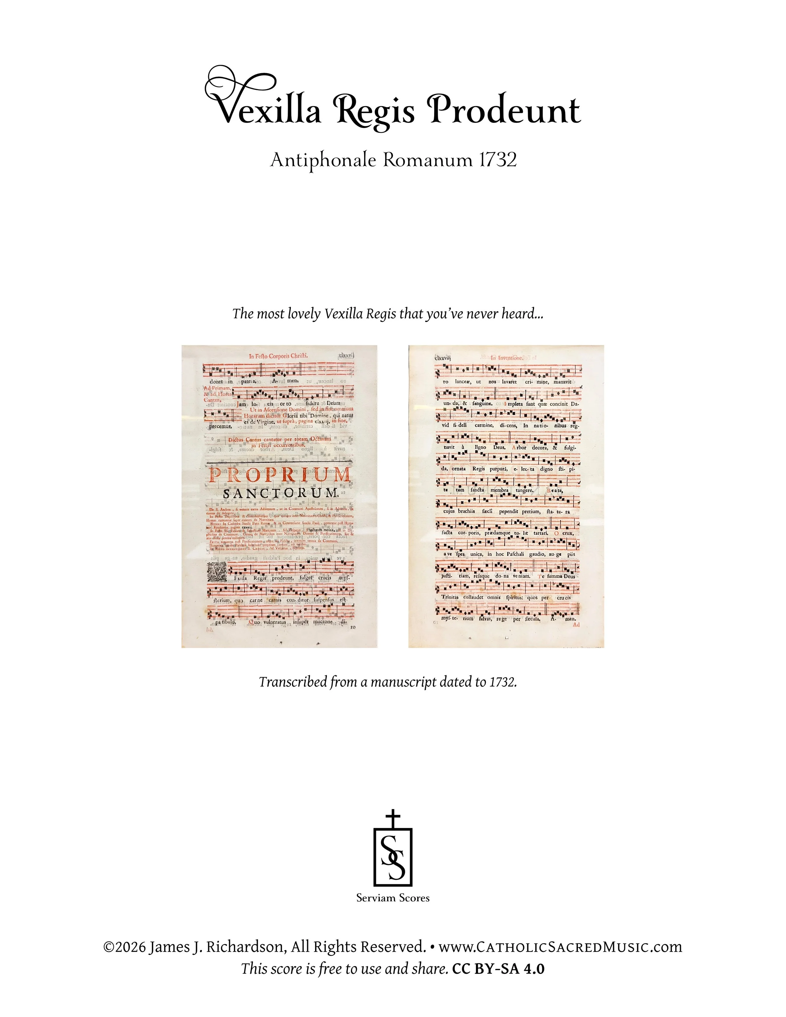 The most beautiful Vexilla Regis that you’ve never heard…