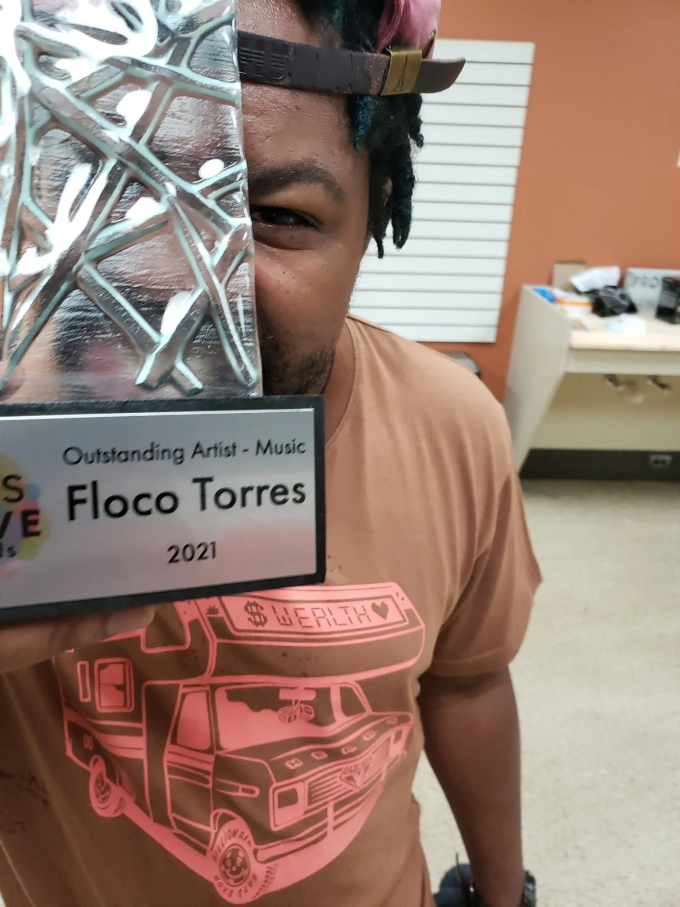 Floco Torres MC at the Arts Alive Awards