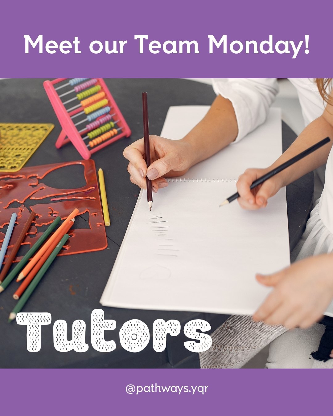 ✨ MEET OUR TEAM MONDAY!! ✨⁣

We are so incredibly honoured to offer tutoring services from two wonderful teachers. Right now, we do not have availability for new tutoring clients (and this service does have a waitlist), BUT these two professionals ar