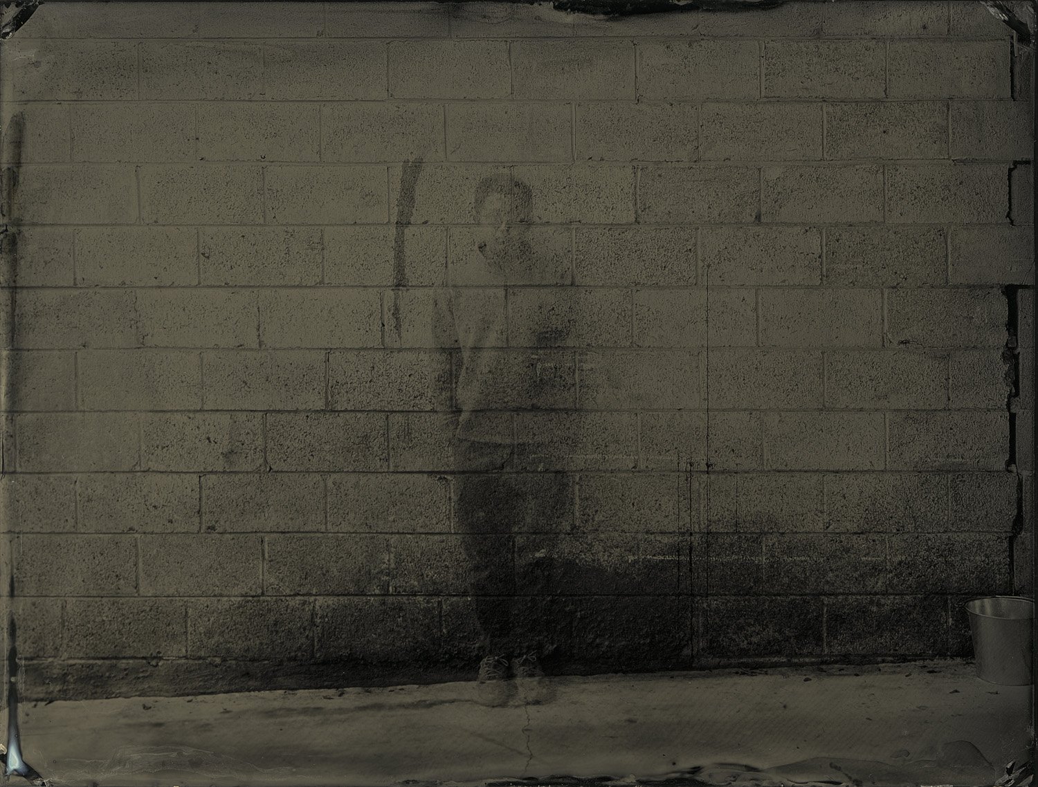 a tintype self portrait of visual artist and photographer Beihua Guo
