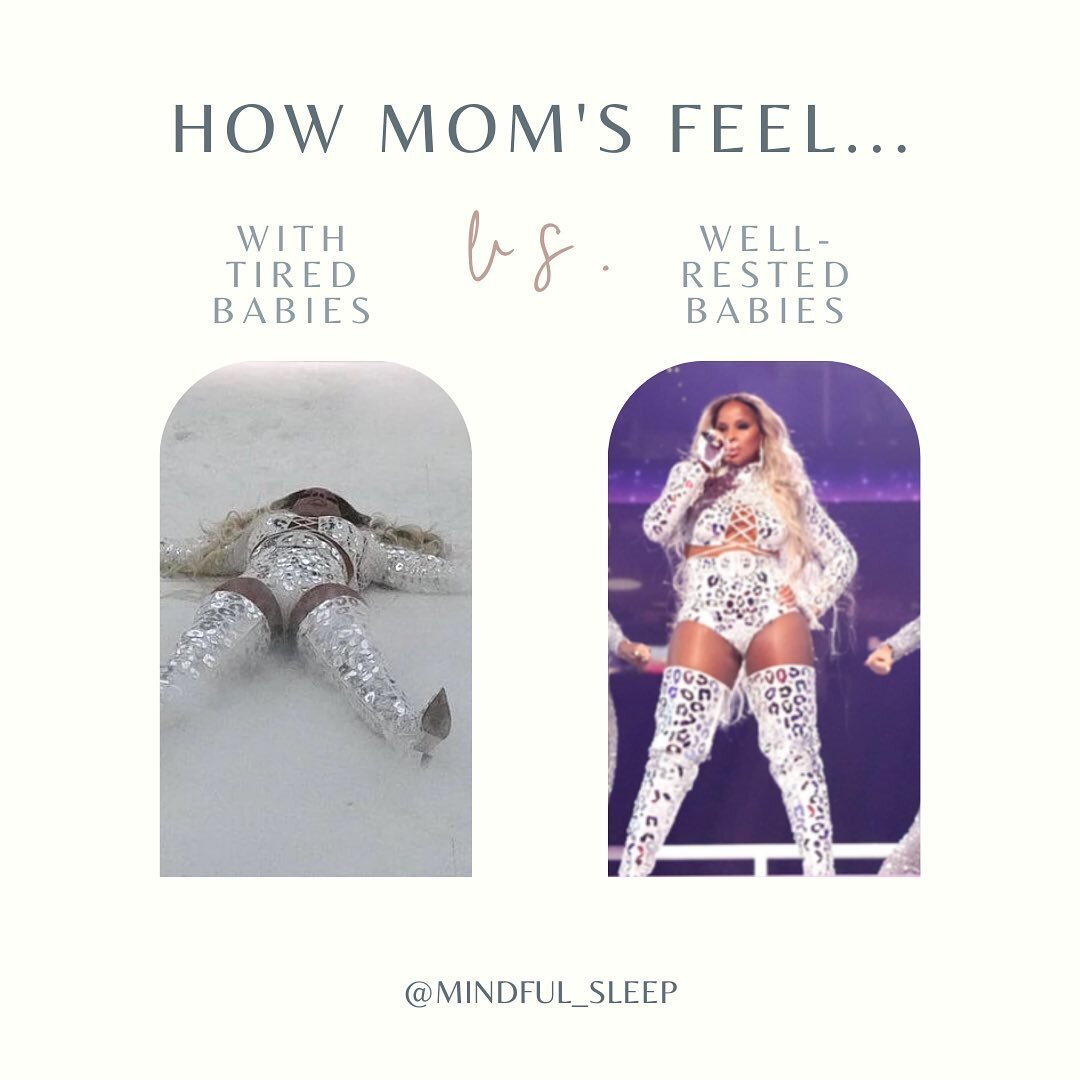 If I were to use images to sum up what it was like for me (and alllllll the other mamas out there) before and after sleep training, it would probably look like this☝🏼

I legit spent many a night (and day) feeling like the first image. But when I got