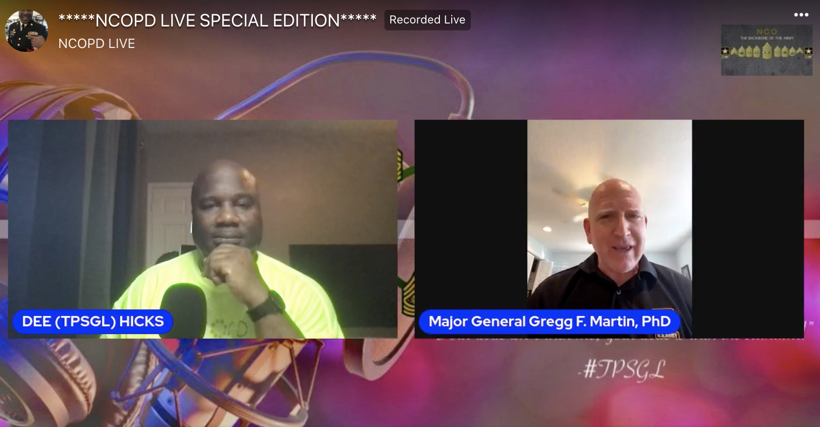 NCOPD Live: General Martin