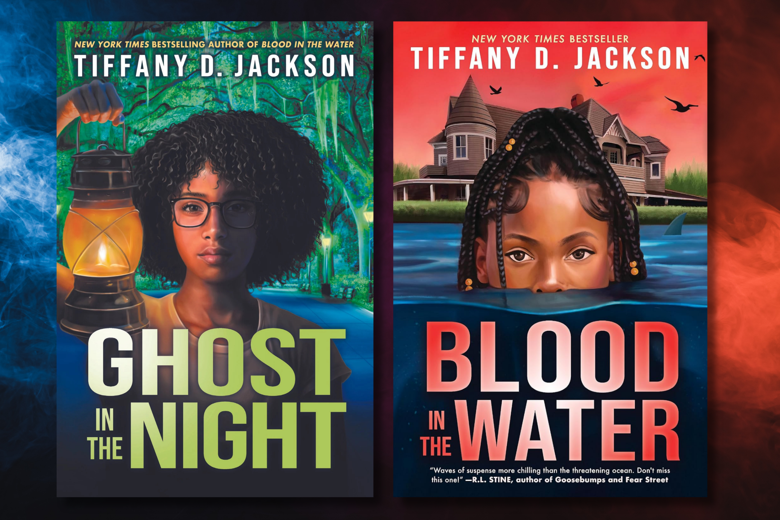 GHOST IN THE NIGHT and BLOOD IN THE WATER bestseller alert!