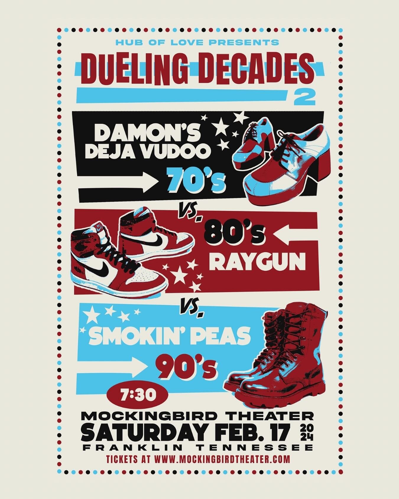 The Battle Rages on!  Which Decade had the best tunes?  Was it the 90&rsquo;s with it&rsquo;s Grungy ways, Was it the big hair 80&rsquo;s and their synthesized Punk Rock aspiration&rsquo;s or was it the 70s with their Arena Dad Rock Anthems?  You dec
