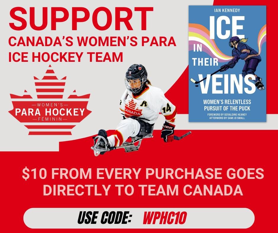 Hey WPHC Fans! Looking for your next great read? 📚✨ We've been loving @iankennedyck's 'Ice In Their Veins,' a powerful deep dive into the history of women's hockey🏒

By buying this must-read, you'll also be supporting WPHC 🇨🇦 We love a win-win!