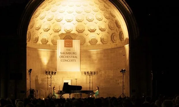 Naughton Sisters Play a Concert for Two Pianos in Central Park