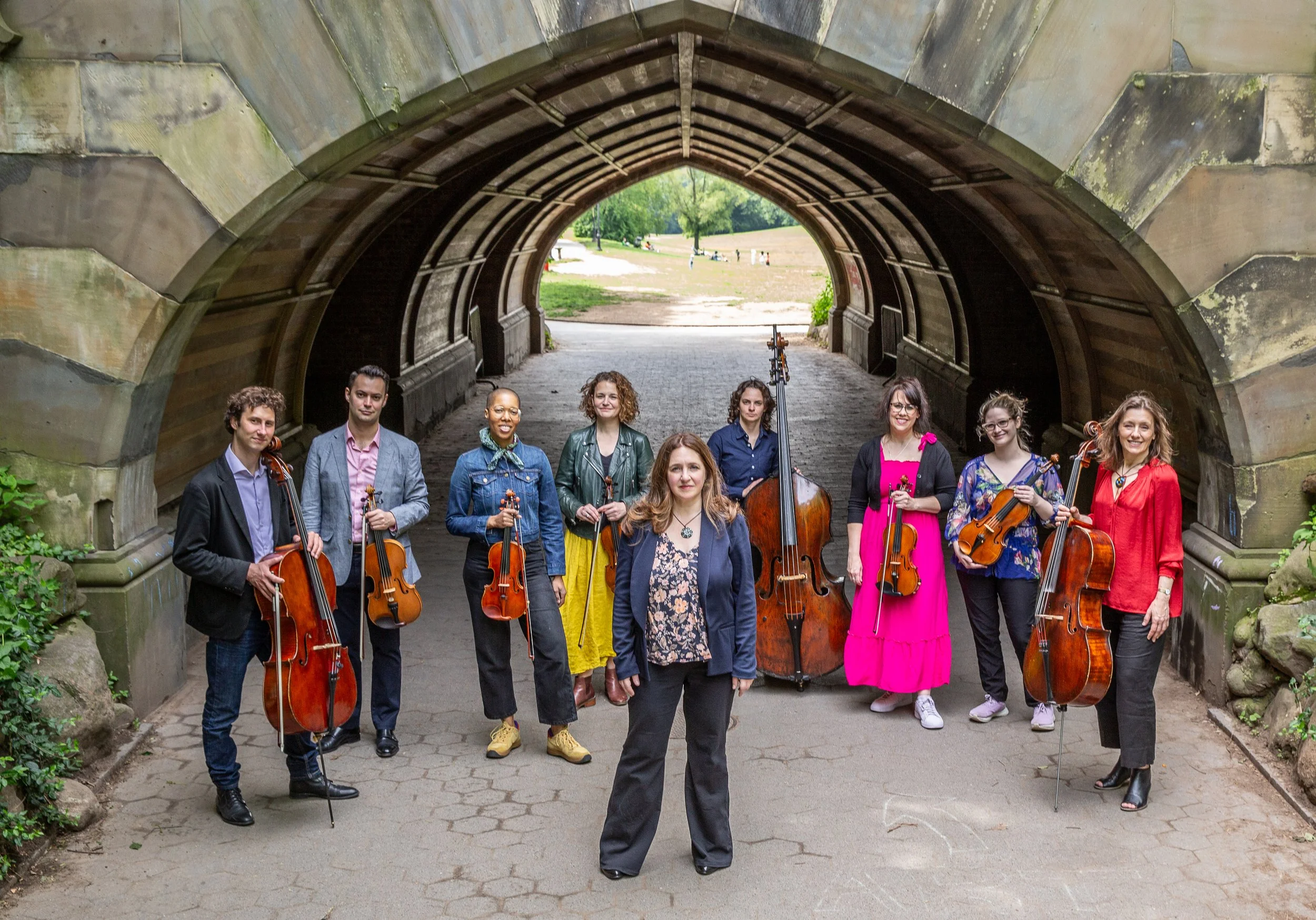 Concert Review: Simone Dinnerstein, Baroklyn, Concora Play Bach and Philip Glass at the Naumburg Bandshell