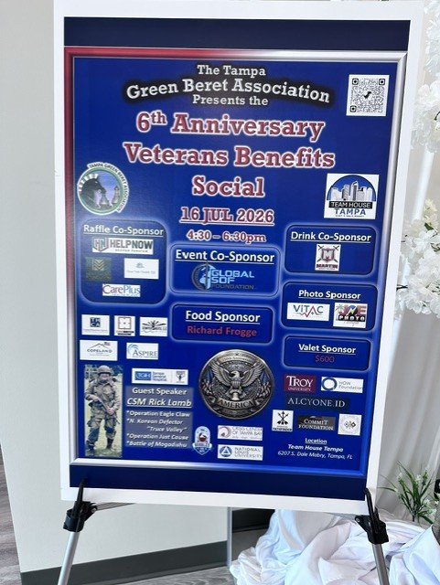 ClearPath Health Proudly Supports Tampa's Green Beret Association 6th Anniversary Veterans Benefits Social