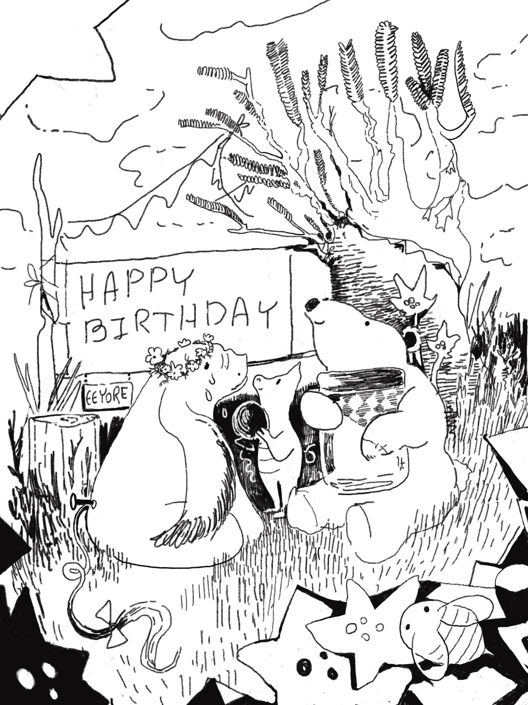 %22Birthday Party for Eeyore%22 By Tali Chais .jpg