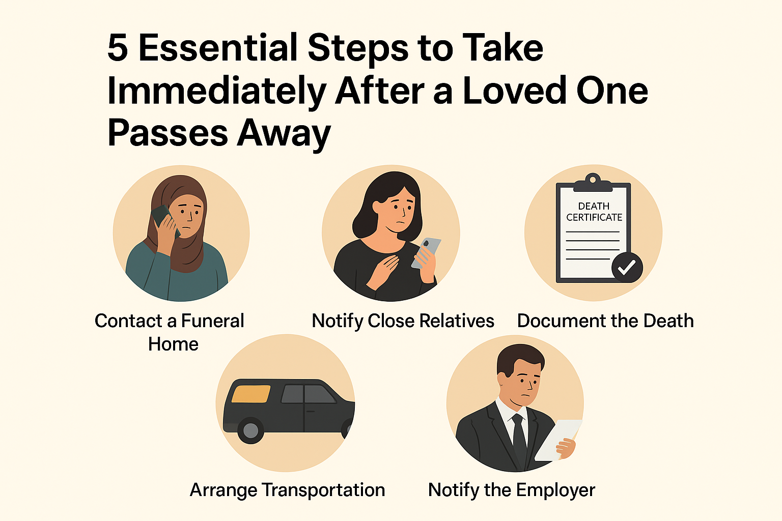 5 Essential Steps to Take Immediately After a Loved One Passes Away