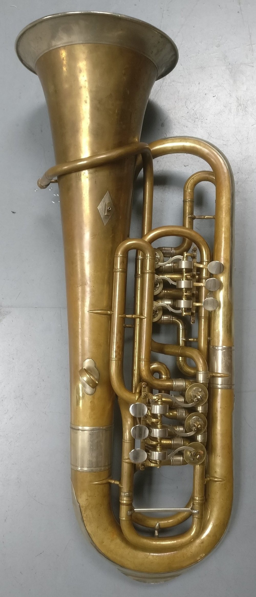 Figure 8: Bass tuba (Wiener). A. Kley, Berlin, ca. 1918.