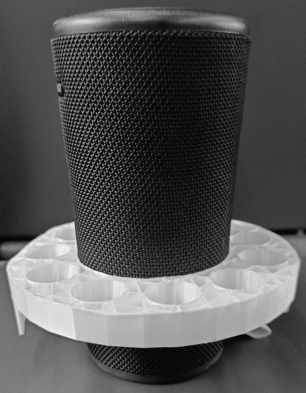 Figure 14: Multi-direction speaker with 3D-printed mount.