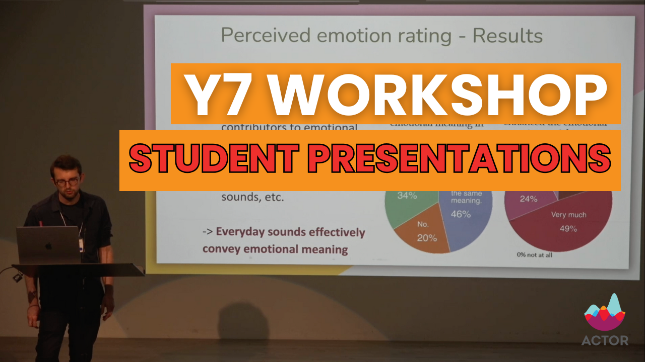 ACTOR Y7 Student Presentations