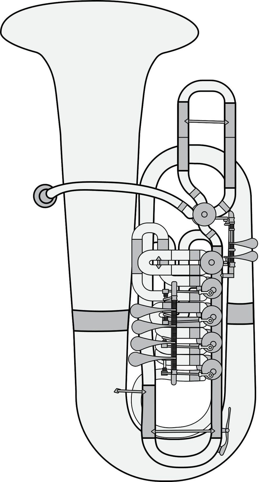 Figure 9: Typical modern bass tuba.