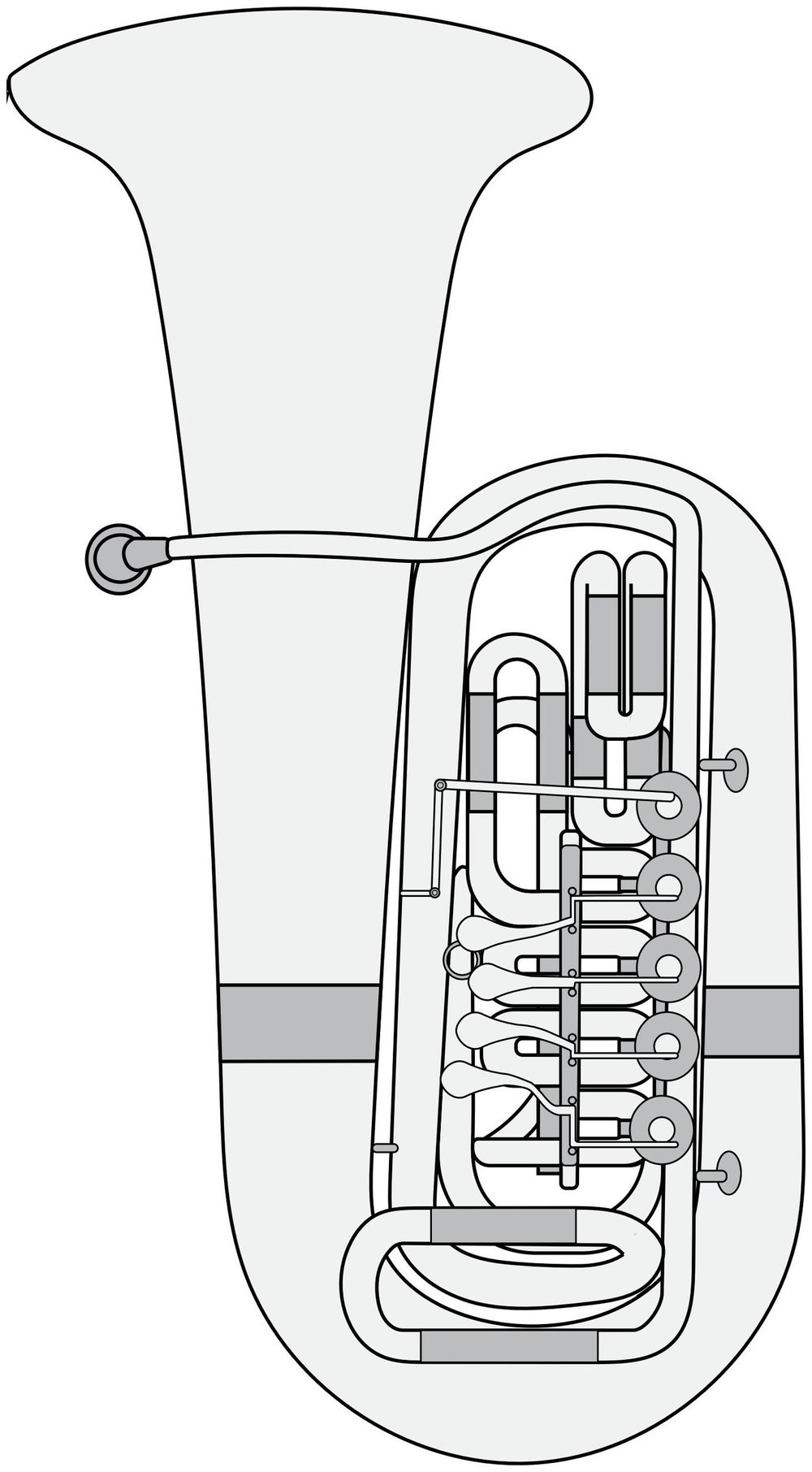 Figure 10: Typical modern contrabass tuba.