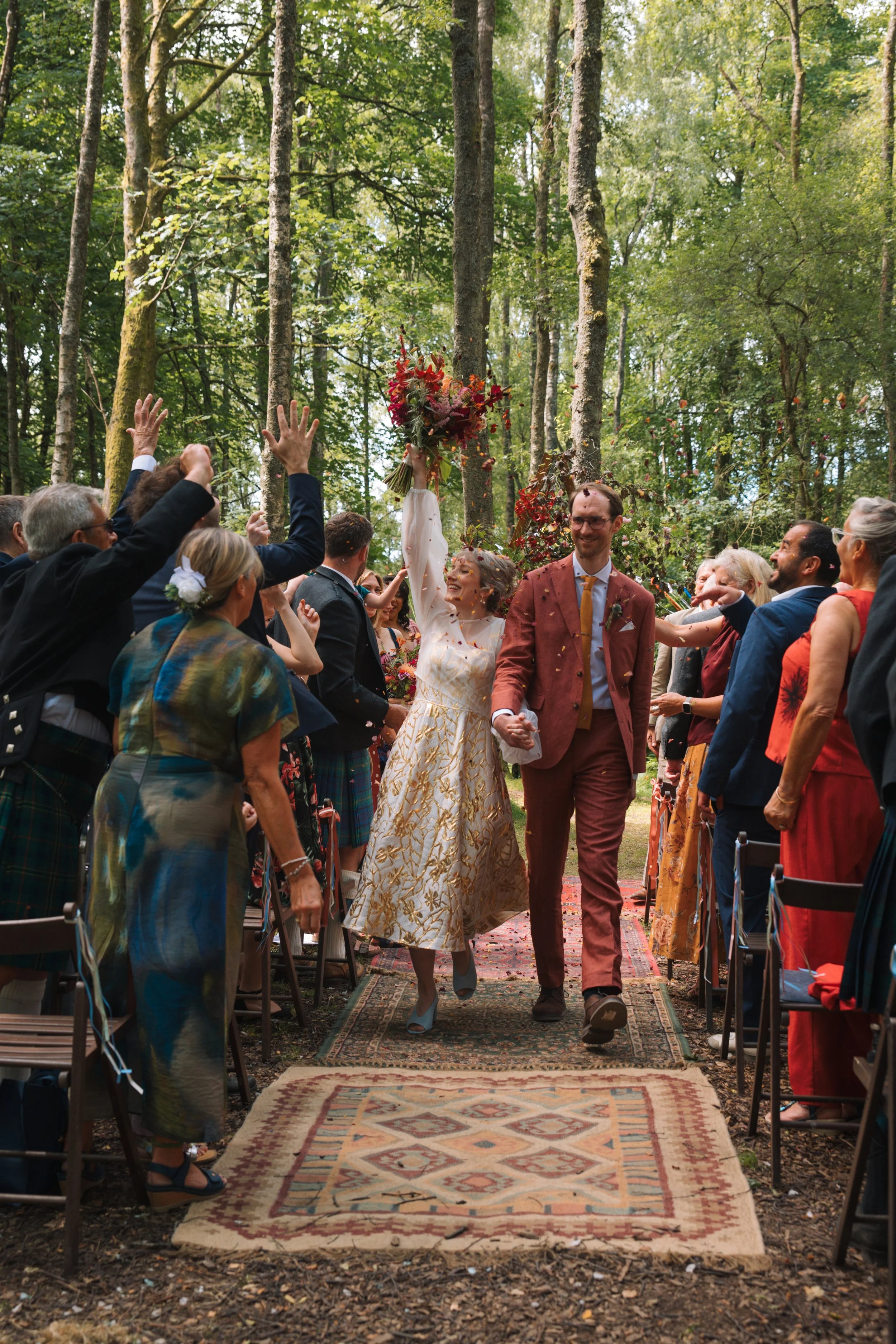 Woodland Wedding Comrie Croft