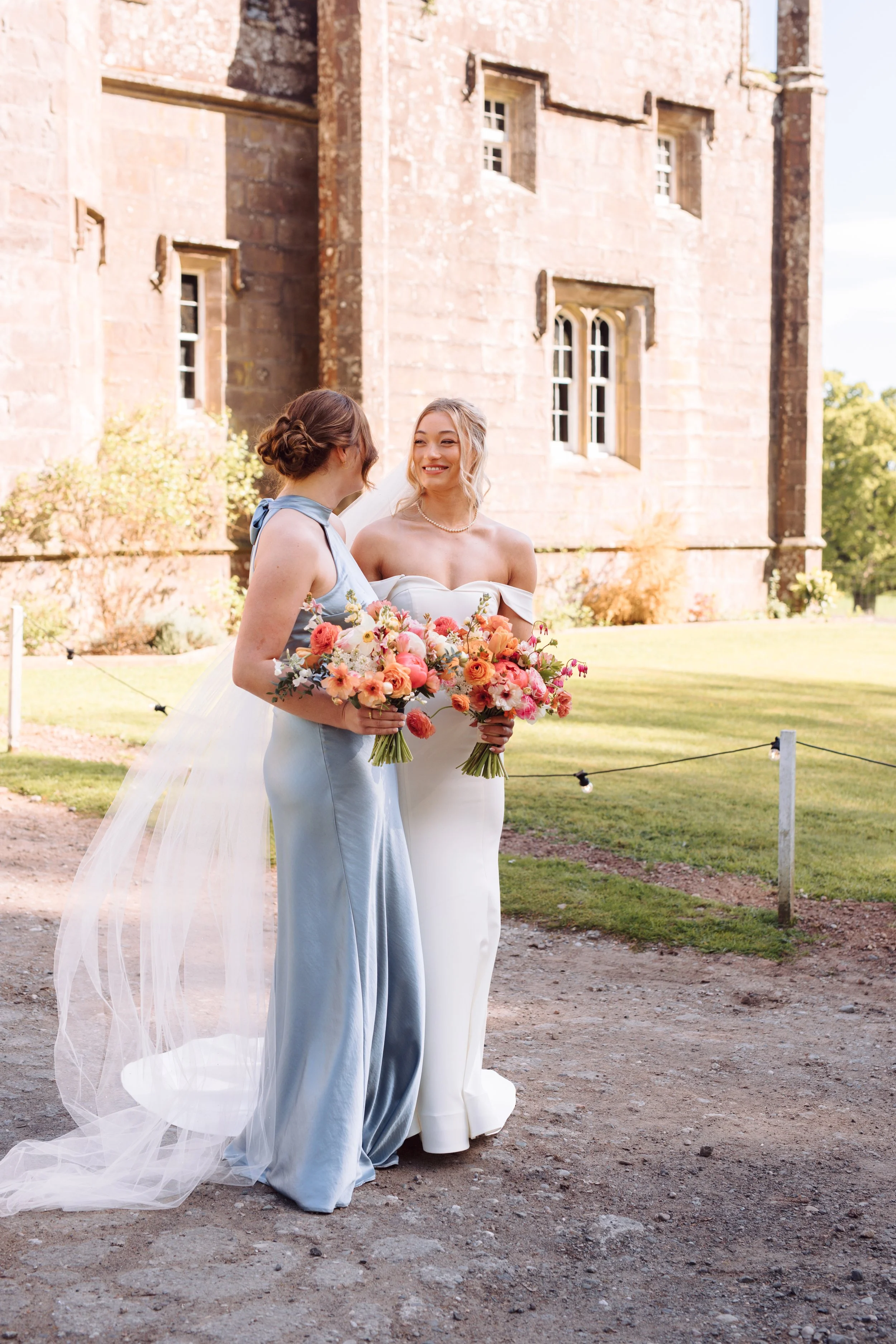 abercairny wedding perthshire flowers